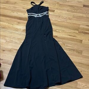 Speechless Black Halter Maxi Gown